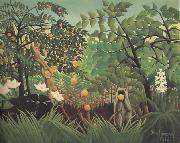 Henri Rousseau Exotic Landscape oil painting artist